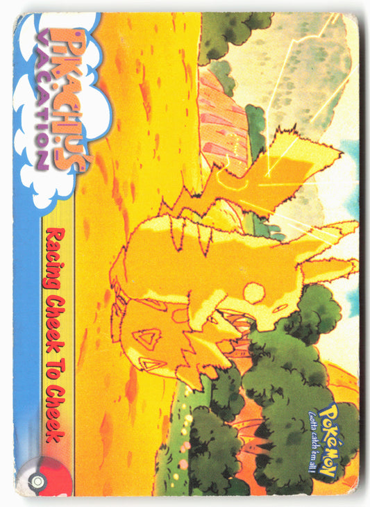 Pikachu's Vacation #48 Racing Cheek to Cheek Pokémon - Non-Holo - clynn