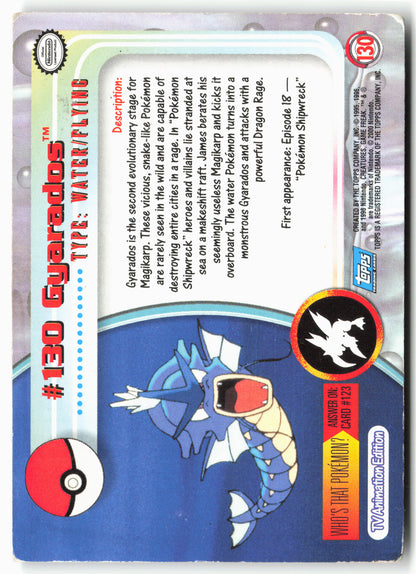 Topps #130 Gyarados Pokémon - Non-Holo - clyno