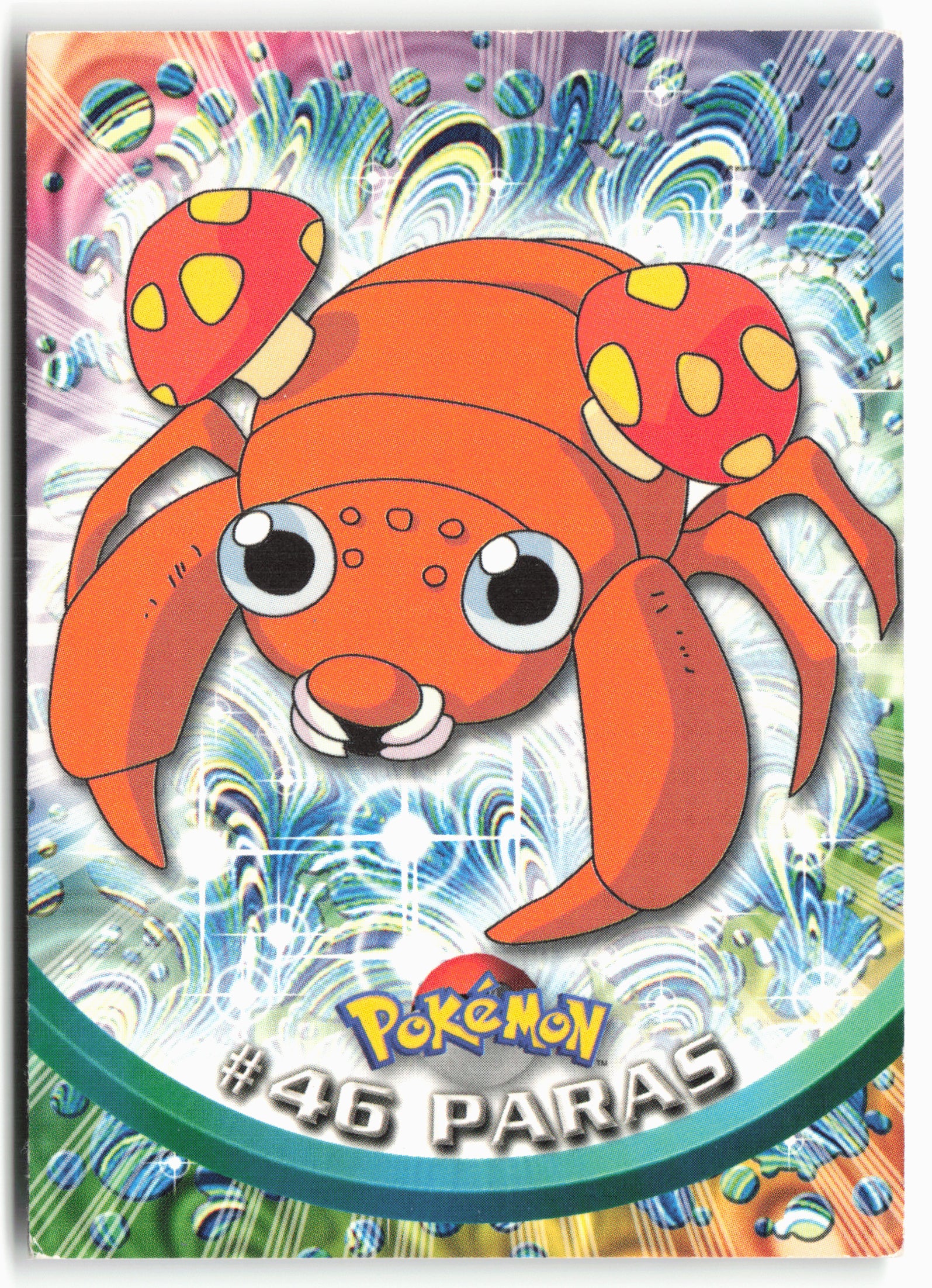 Topps #46 Paras Pokémon - Non-Holo - clyo0