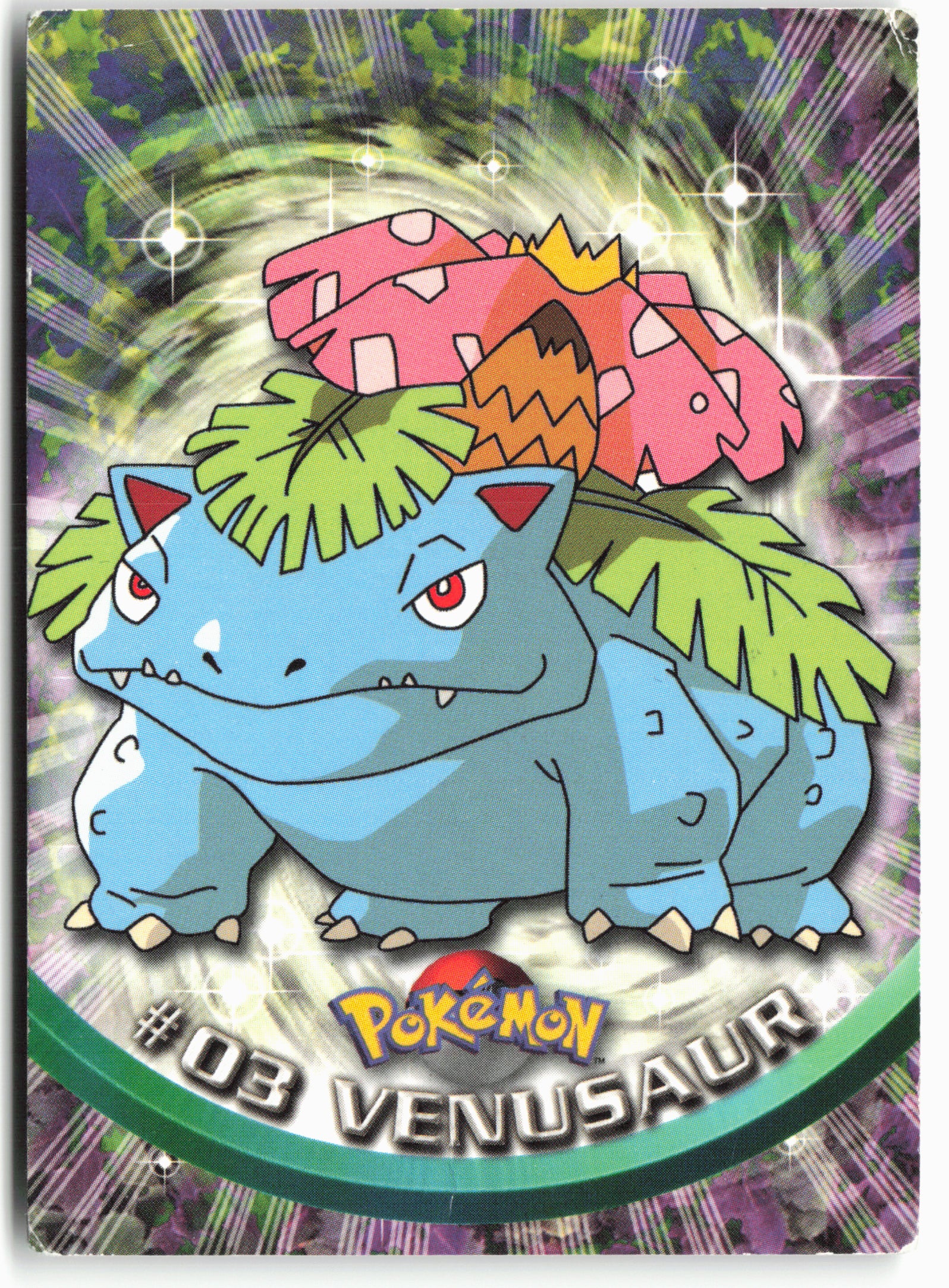 Topps #03 Venusaur Pokémon - Non-Holo - clyoe