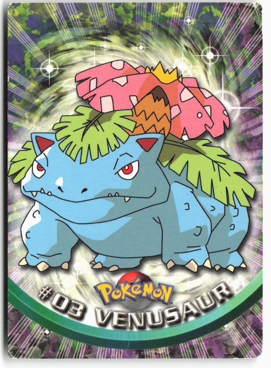 Topps #03 Venusaur Pokémon - Non-Holo - clyoe