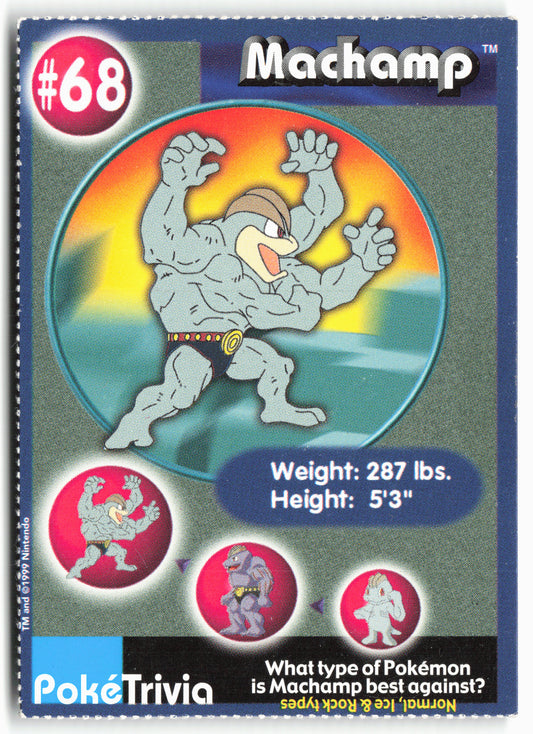MewTwo Strikes Back #68 Machamp Burger King Pokémon - Non-Holo - clyp9