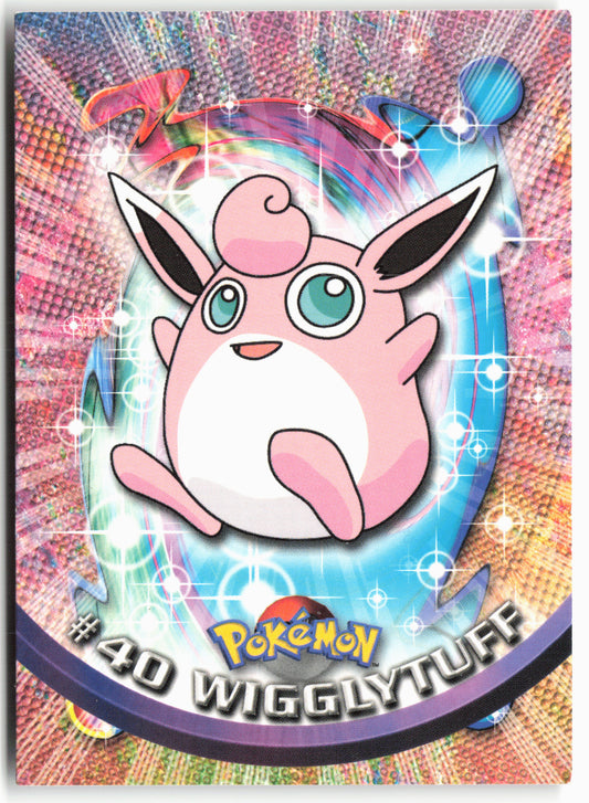 Topps #40 Wigglytuff Pokémon - Holo - clypa