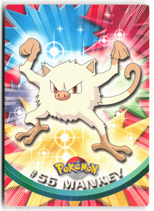 Topps #56 Mankey Pokémon - Non-Holo - clypg