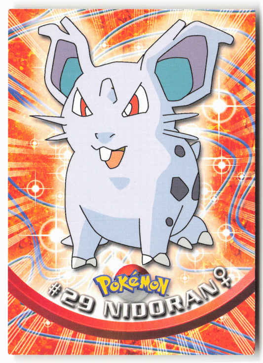Topps #29 Nidoran Pokémon - Non-Holo - clypk