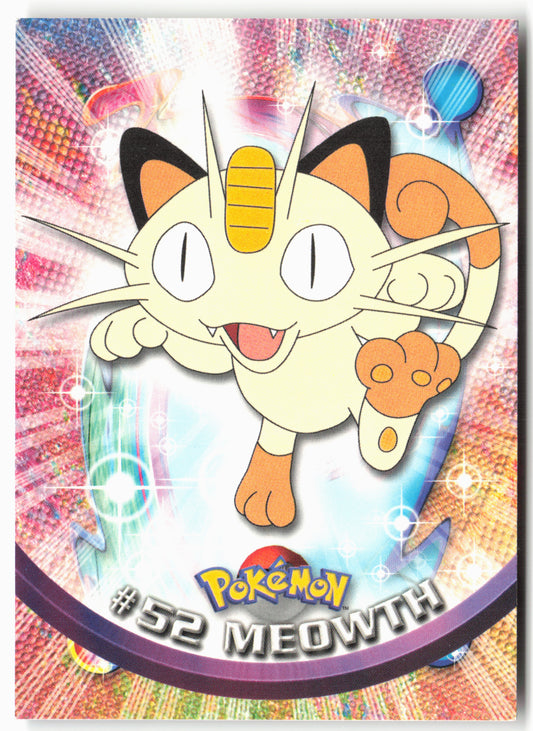 Topps #52 Meowth Pokémon - Non-Holo - clypm