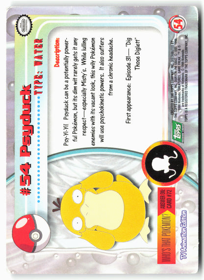 Topps #54 Psyduck Pokémon - Non-Holo - 13679
