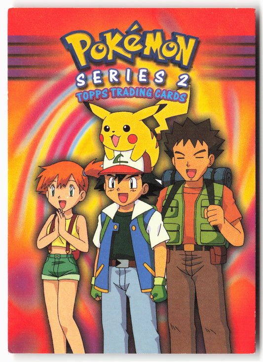 Topps 2000 Pokemon TV Animation Edition Series 2 Checklist Non-Holo 13680