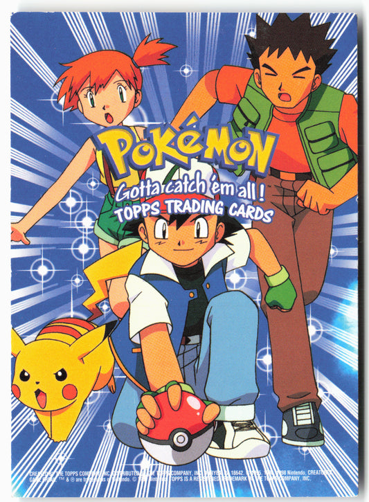 Topps CHECKLIST - BLUE Logo - NON-HOLO - SERIES 1 - TOPPS Pokémon Card 13689