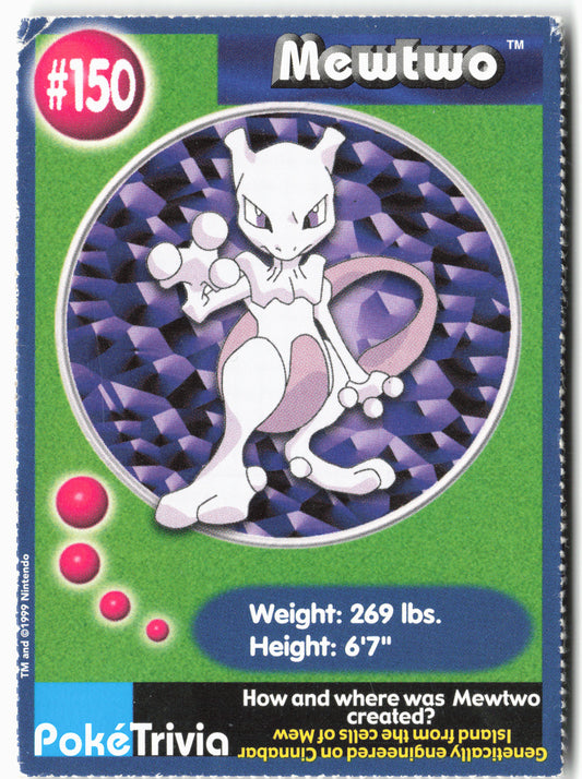 MewTwo Strikes Back #150 Mewtwo Burger King Pokémon - Non-Holo - 13695