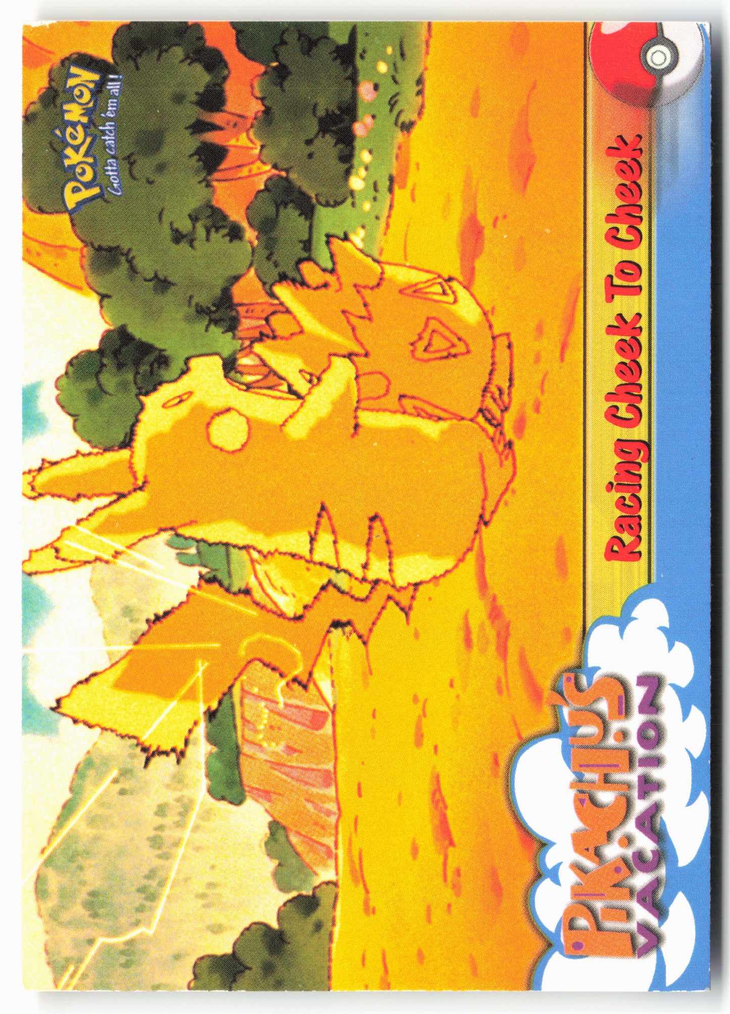 Pikachu's Vacation #48 Racing Cheek To Cheek Pokémon - Non-Holo - 13699