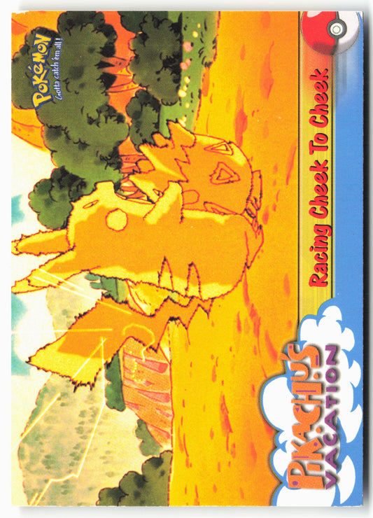 Pikachu's Vacation #48 Racing Cheek To Cheek Pokémon - Non-Holo - 13699