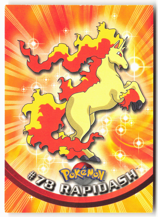 Topps #78 Rapidash Pokémon - Non-Holo - 13714