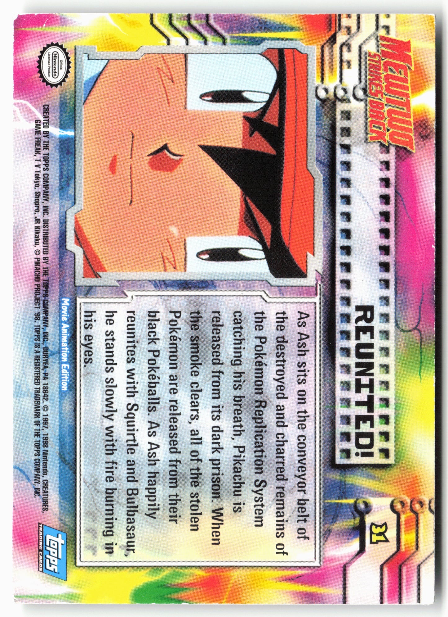 MewTwo Strikes Back #31 Reunited! Pokémon - Holo - 13717