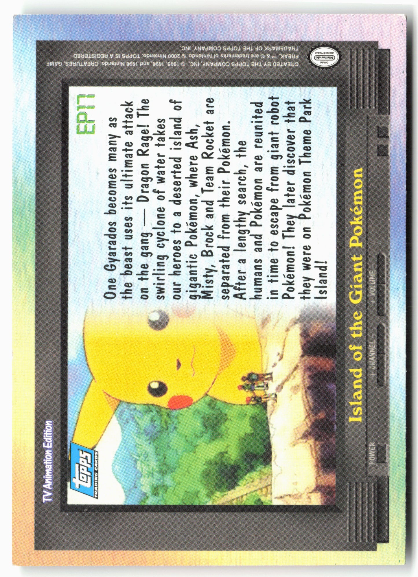 Topps EP17 Island of the Giant Pokémon Pokémon - Non-Holo - 13720
