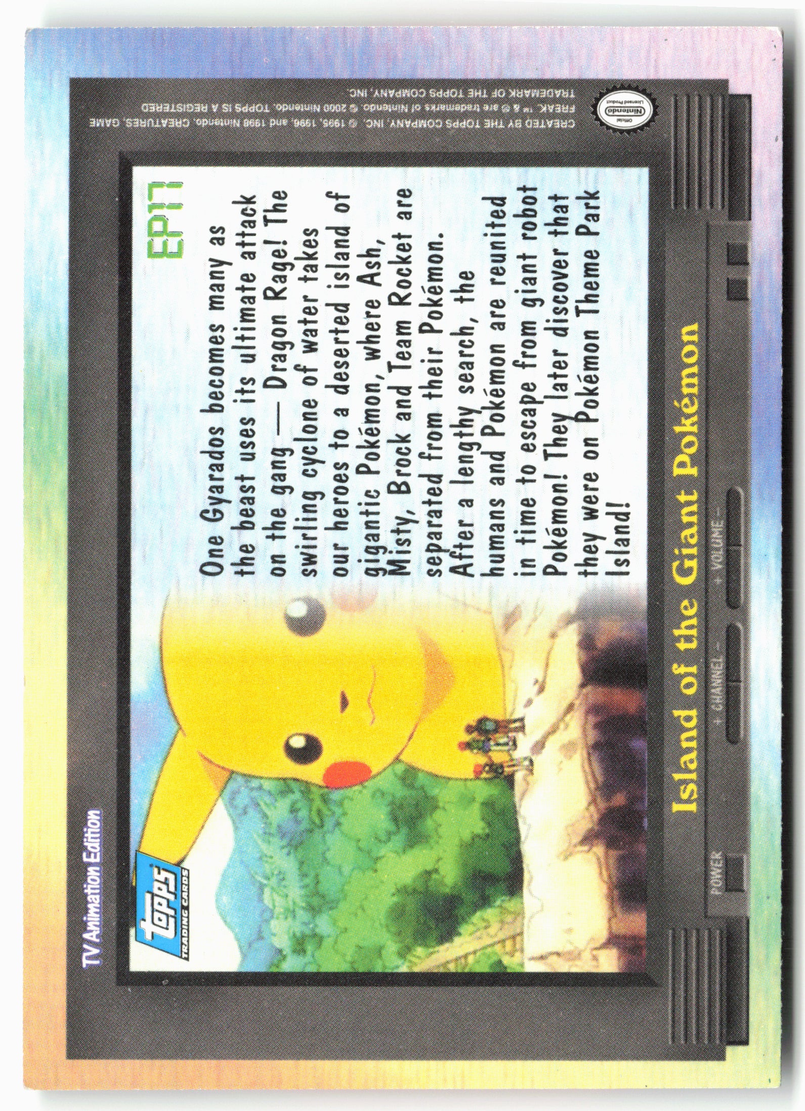 Topps EP17 Island of the Giant Pokémon Pokémon - Non-Holo - 13720