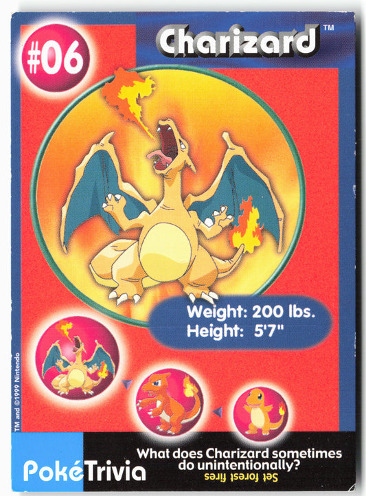MewTwo Strikes Back #06 Charizard Pokémon - Non-Holo - Burger King - 13736