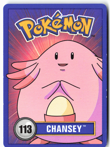 Topps Nintendo Promo Card #113 Chansey Pokémon - Non-Holo - 13738