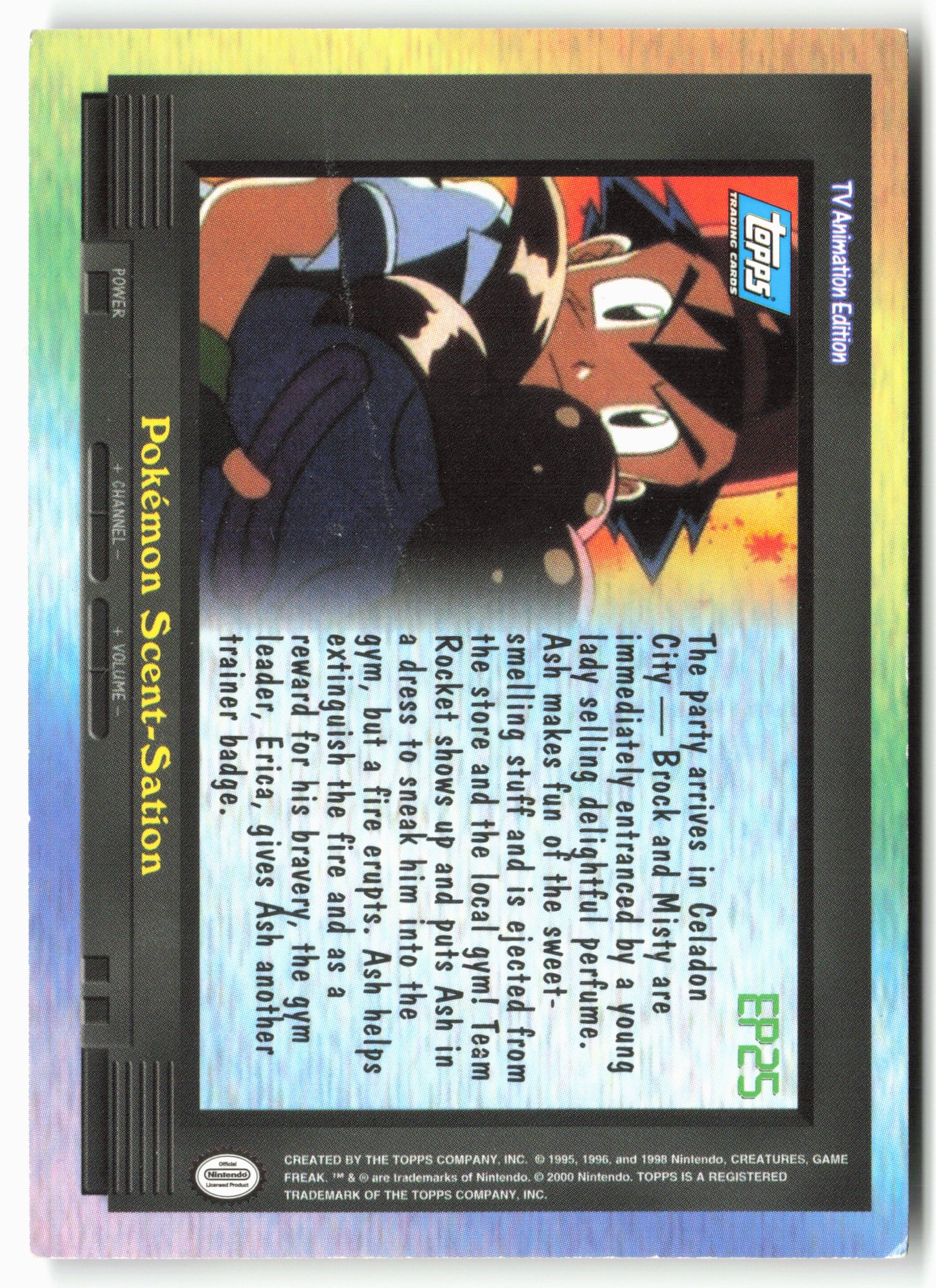 Topps EP25 Pokémon Scent-Sation Pokémon - Non-Holo - 13746