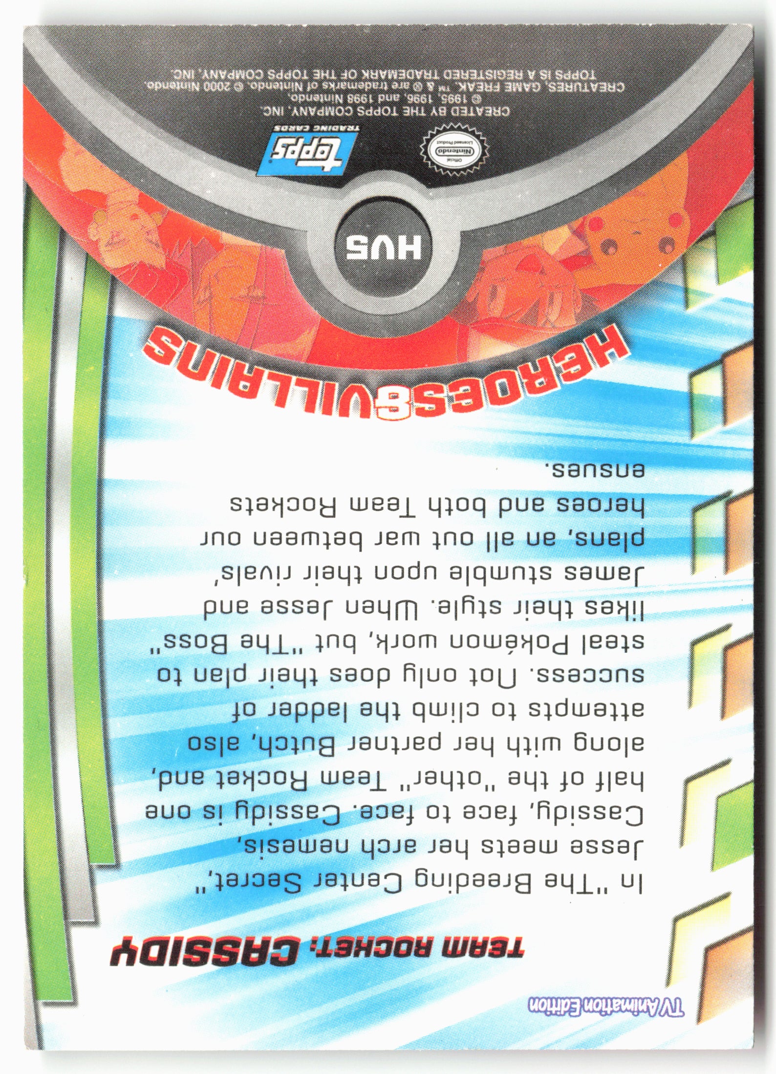 Topps Team Rocket: Cassidy Pokémon - Non-Holo - 13747