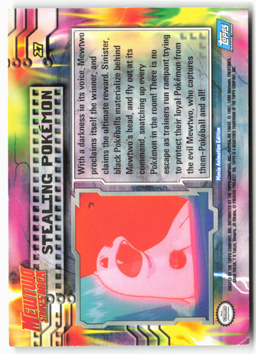 Topps #27 Stealing Pokémon Pokémon - Non-Holo - 13749