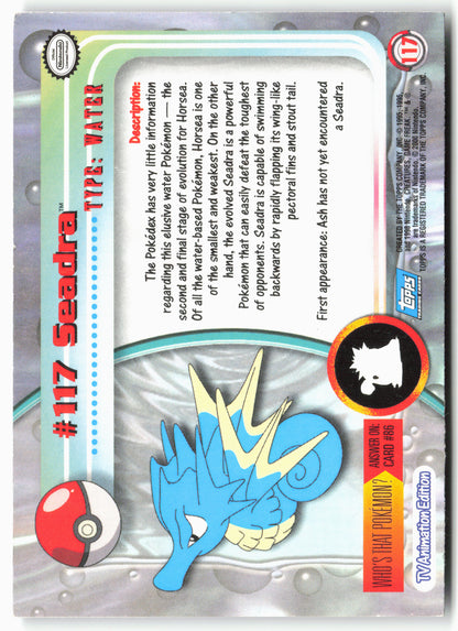 Topps #117 Seadra Pokémon - Non-Holo - 13750