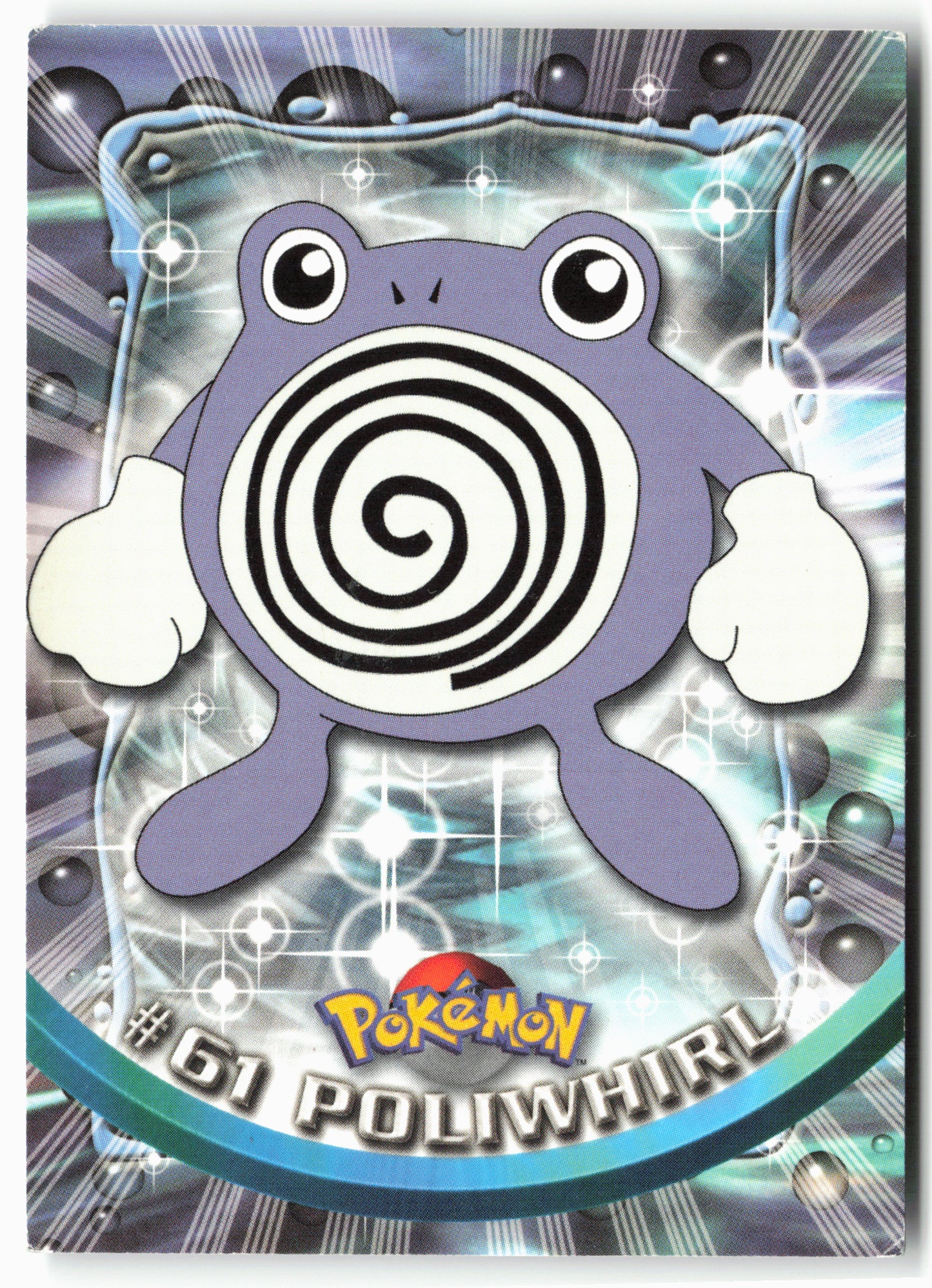 Topps #61 Poliwhirl Pokémon - Non-Holo - 13757