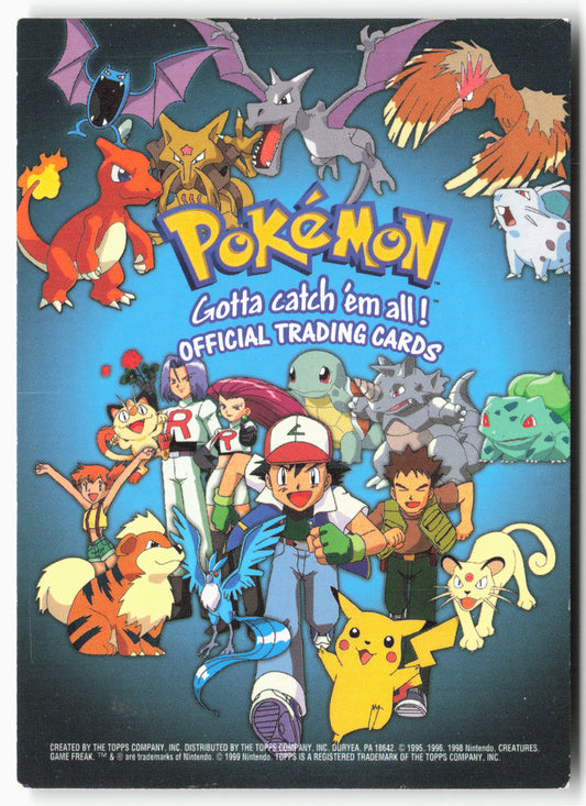 Topps Pokemon Topps Checklist 1999 Pokémon - Non-Holo - 13769