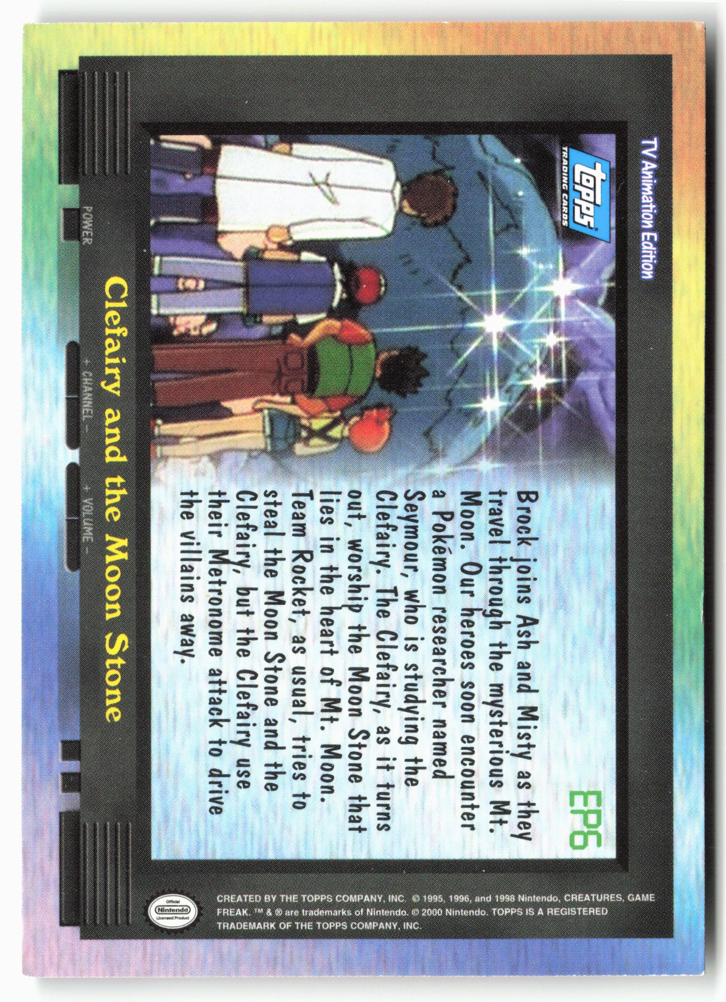 Topps EP6 Clefairy and the Moon Stone Pokémon - Non-Holo - 13771