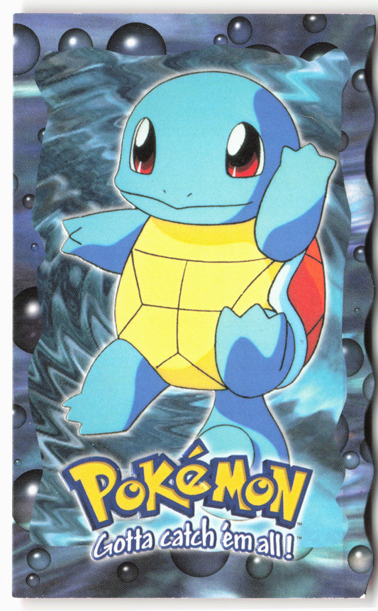 Topps Evolution #7 of 12 #07 Squirtle Die-Cut Pokémon - Non-Holo - 13772