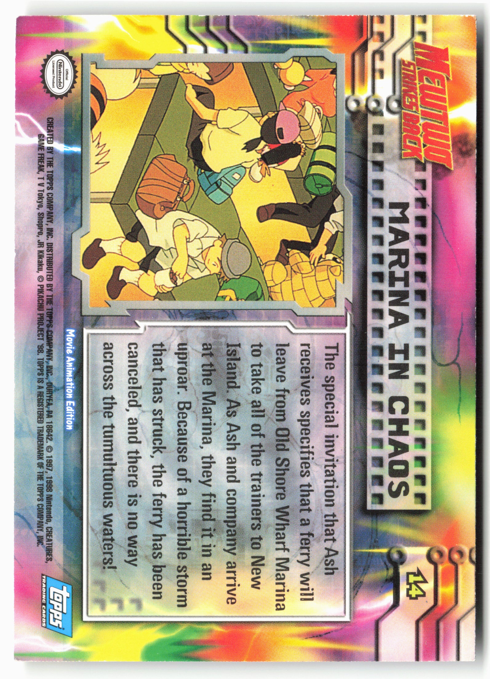 MewTwo Strikes Back #14 Marina in Chaos Pokémon - Non-Holo - 13780