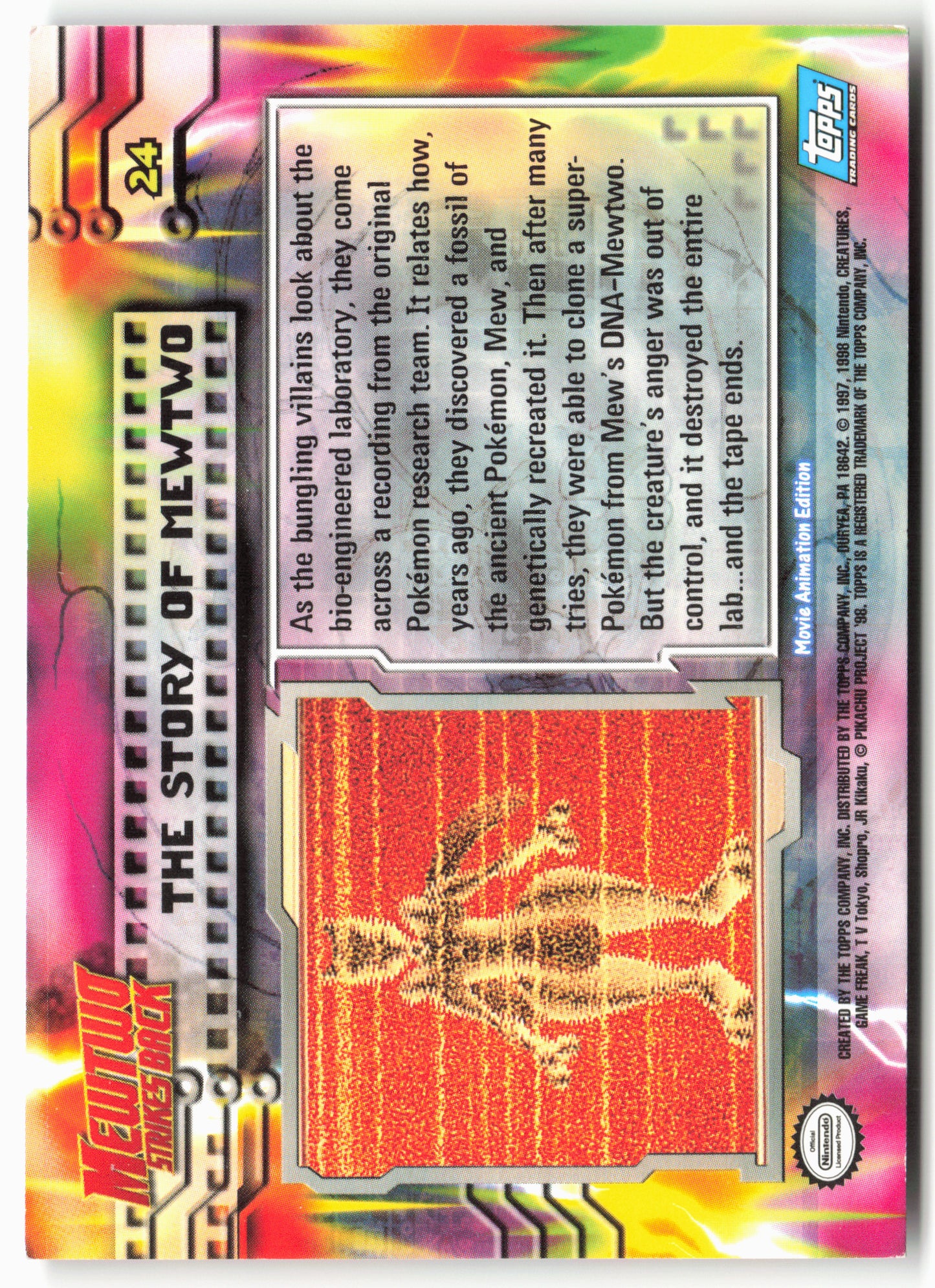 MewTwo Strikes Back #24 The Story of Mewtwo Pokémon - Non-Holo - 13793
