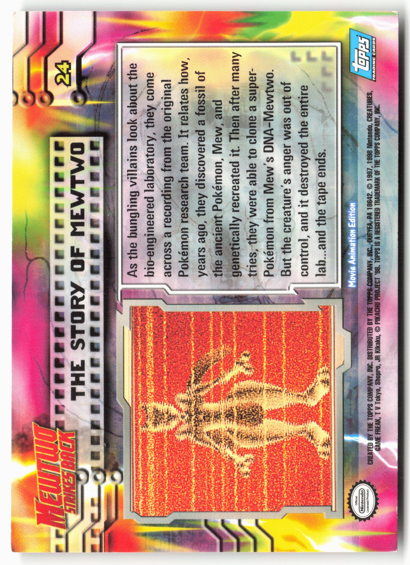 MewTwo Strikes Back #24 The Story of Mewtwo Pokémon - Non-Holo - 13793