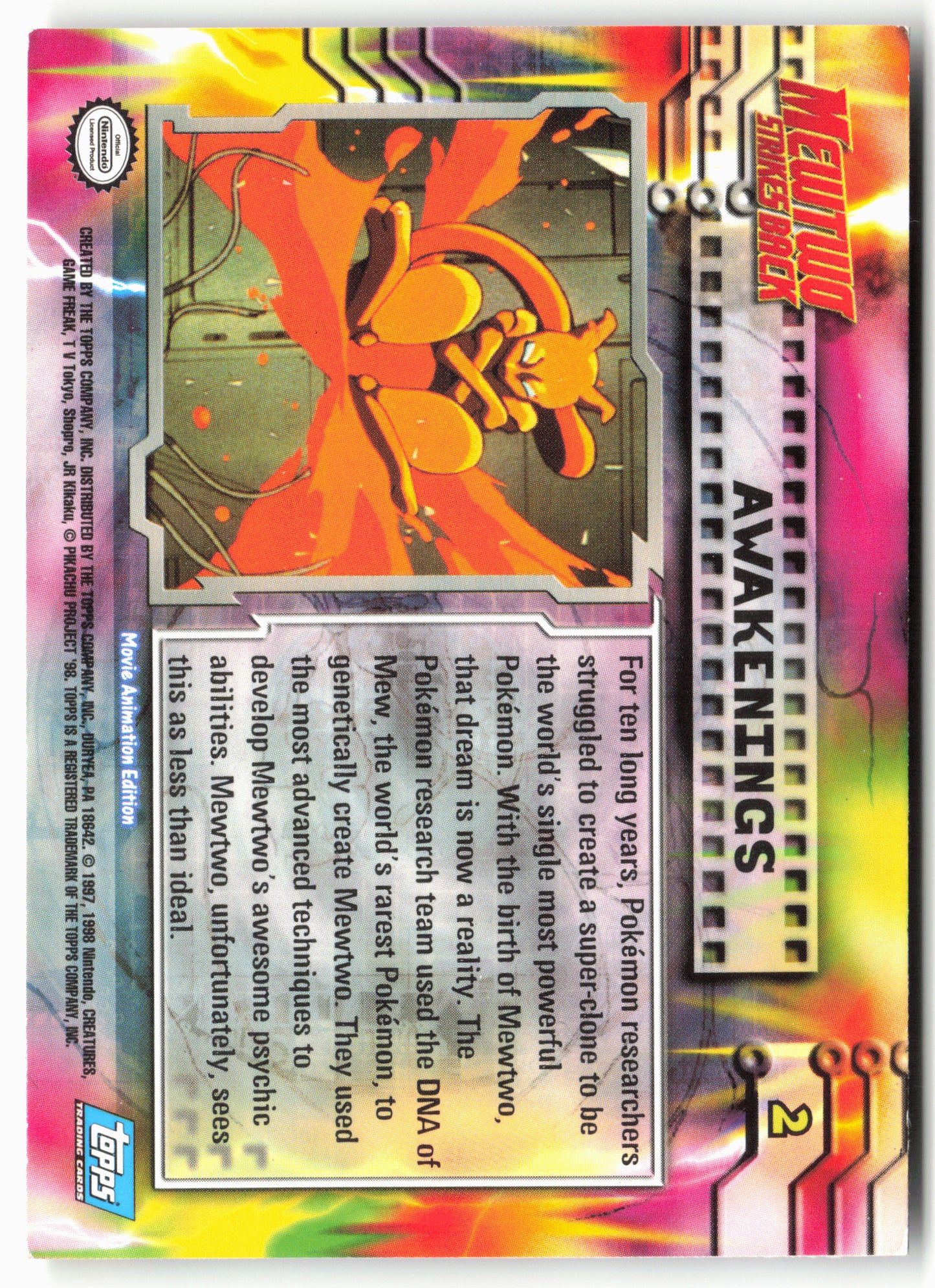 MewTwo Strikes Back #2 Awakenings Pokémon - Non-Holo - 13794