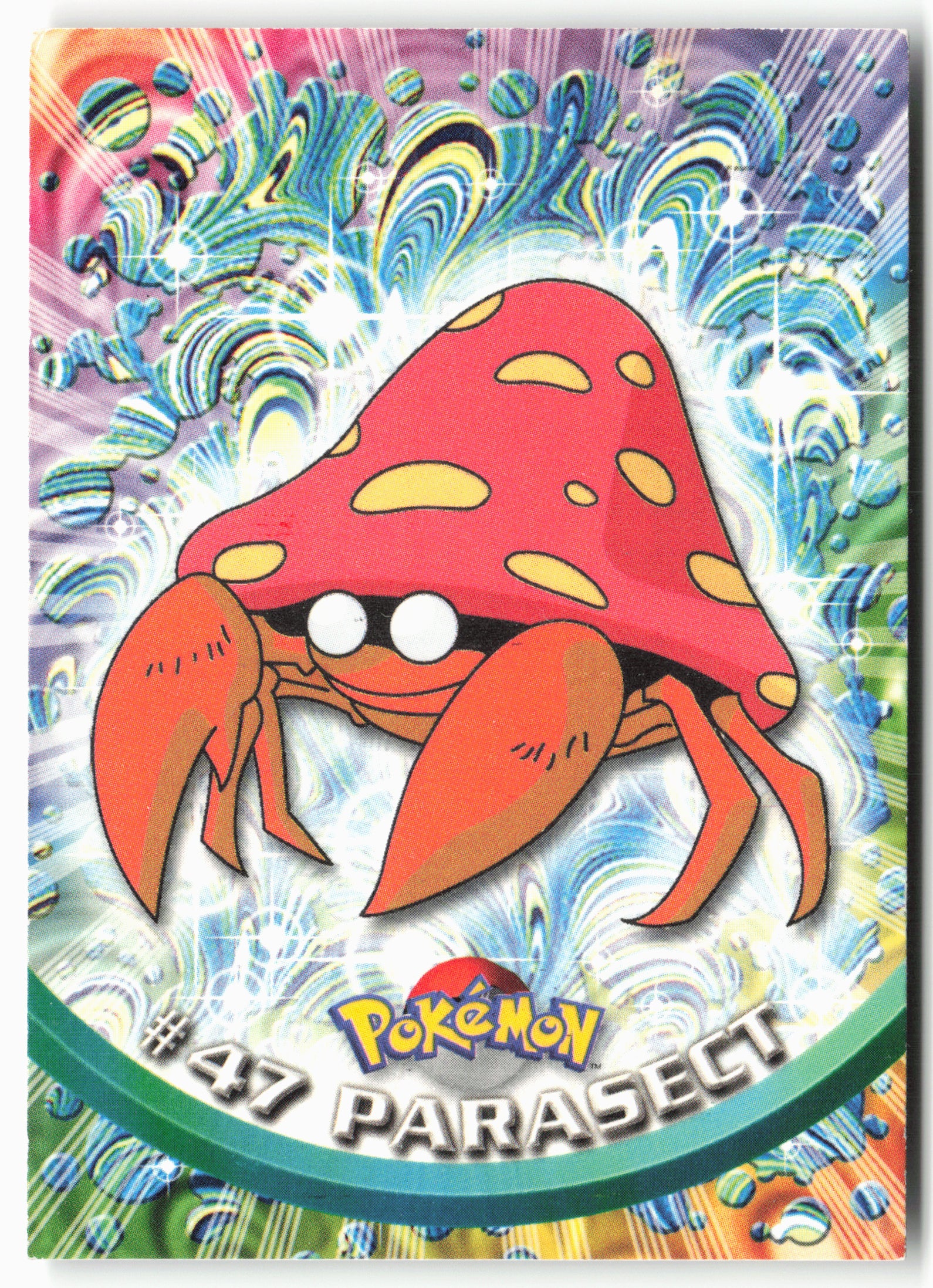 Topps #47 Parasect Pokémon - Non-Holo - 13795