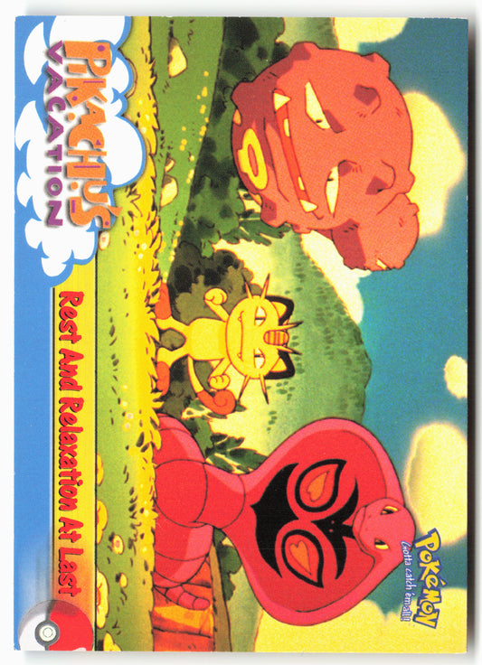 Pikachu's Vacation #49 Rest and Relaxation At Last Pokémon - Non-Holo - 13798
