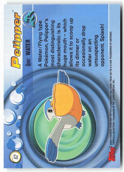 Topps Advanced #62 Pelipper Pokémon - Non-Holo - 13803