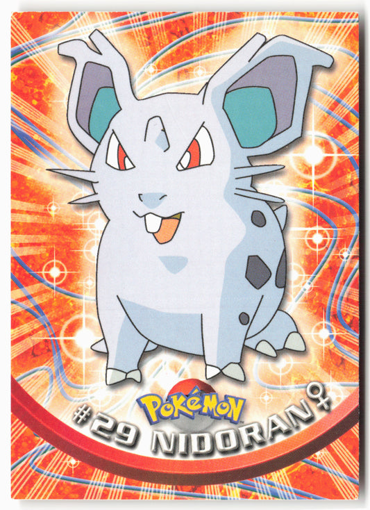 Topps #29 Nidoran Pokémon - Non-Holo - 13804