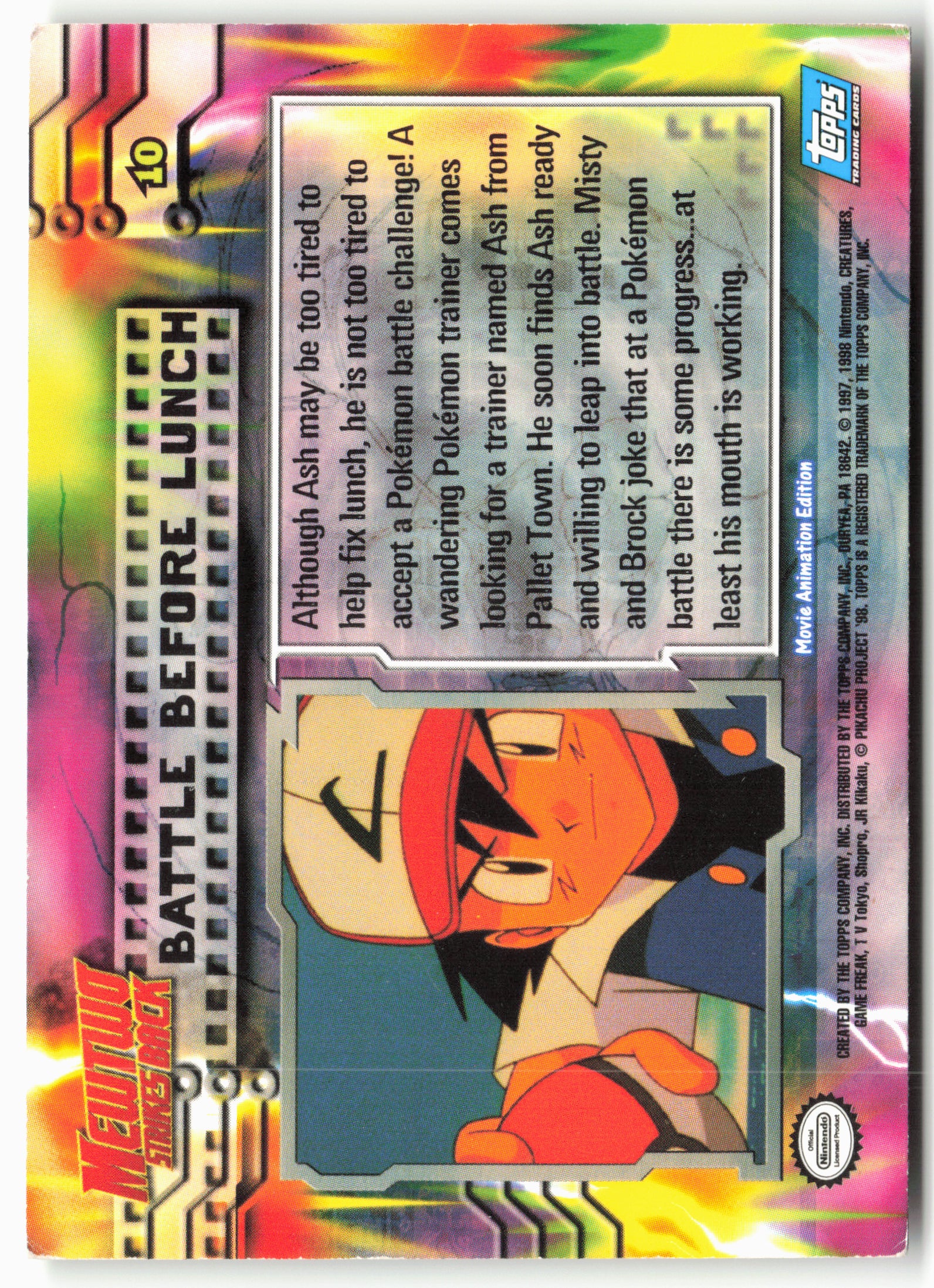 MewTwo Strikes Back #10 Battle Before Lunch Pokémon - Non-Holo - 13805