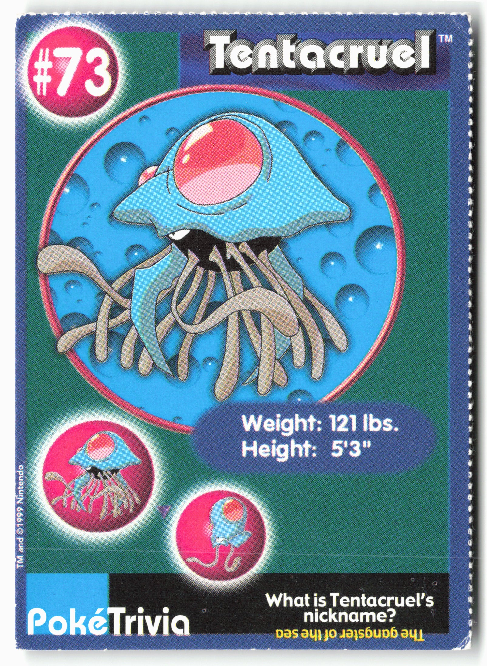 MewTwo Strikes Back #73 Tentacruel Pokémon - Non-Holo - 13807