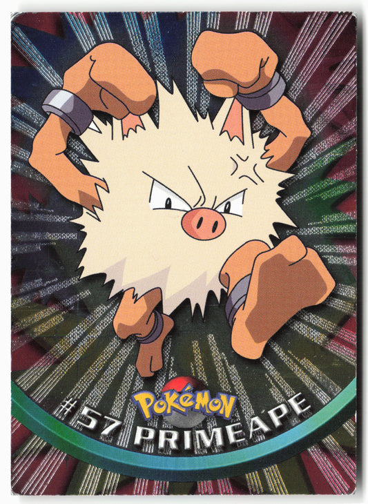Topps #57 Primeape Pokémon - Holo - 13810