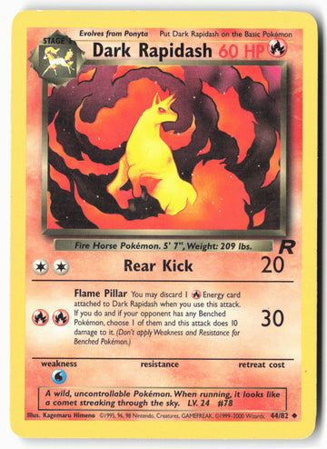 
Team Rocket #44/82 Dark Rapidash