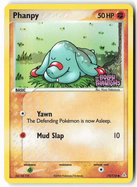 Holon Phantoms #75/110 Phanpy Holo - Stamped