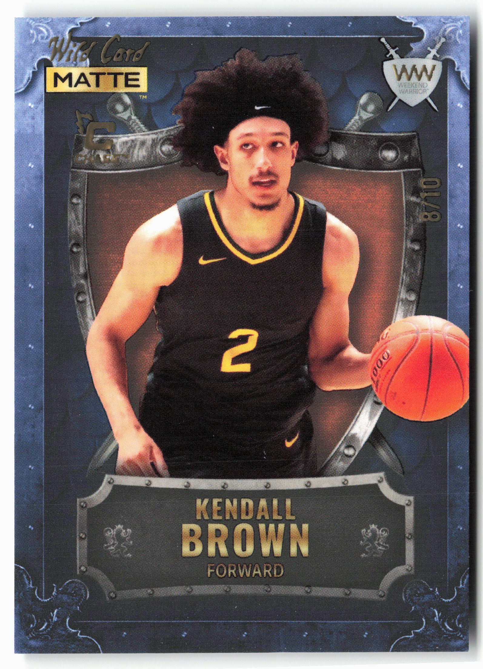 2022 Wild Card Matte #WW-27 Kendall Brown Weekend Warrior #/10