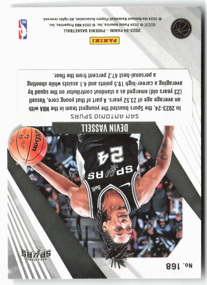 2023-24 Panini Phoenix #168 Devin Vassell Phoenix Red Ice