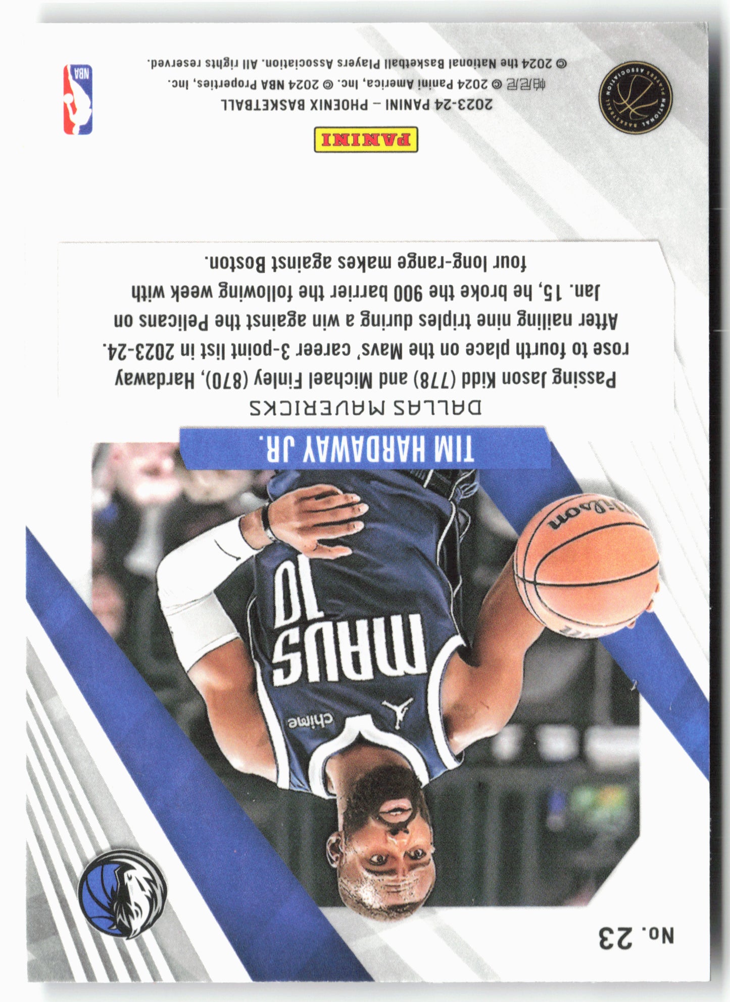 2023-24 Panini Phoenix #23 Tim Hardaway Jr. Phoenix Red Ice