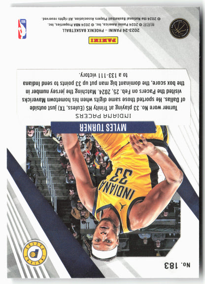 2023-24 Panini Phoenix #183 Myles Turner Phoenix Red Ice