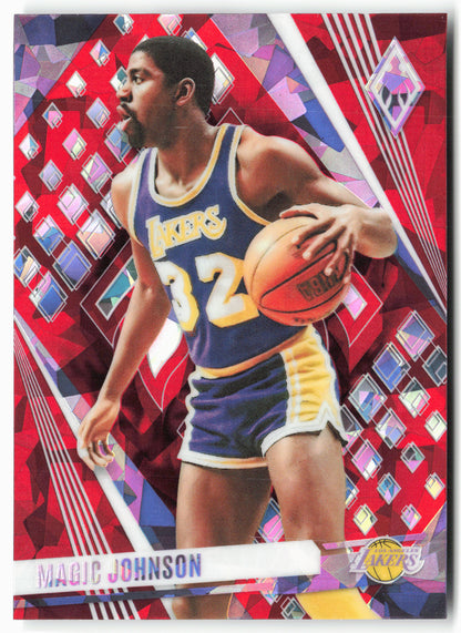 2023-24 Panini Phoenix #80 Magic Johnson Phoenix Red Ice