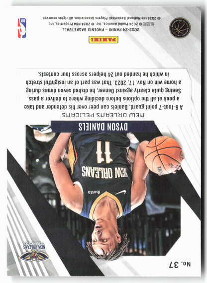 2023-24 Panini Phoenix #37 Dyson Daniels Phoenix Red Ice