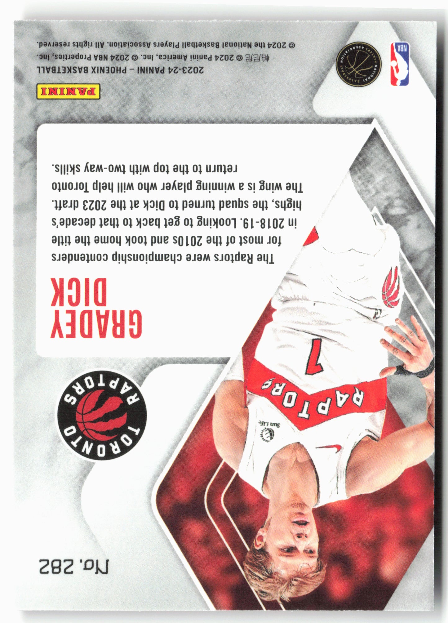 2023-24 Panini Phoenix #282 Gradey Dick Phoenix Red Ice